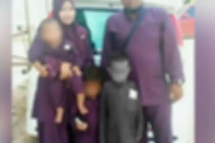 Muhamad Syamil Aqil beserta keluarga.