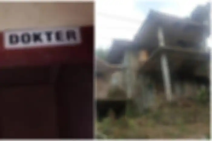 Penampakan rumah dokter I Made I Wayan Tirta (Dokter Wayan) yang viral di Desa Karanganyar, Kecamatan Klari, Kabupaten Karawang, Rabu (3/5/2023). 