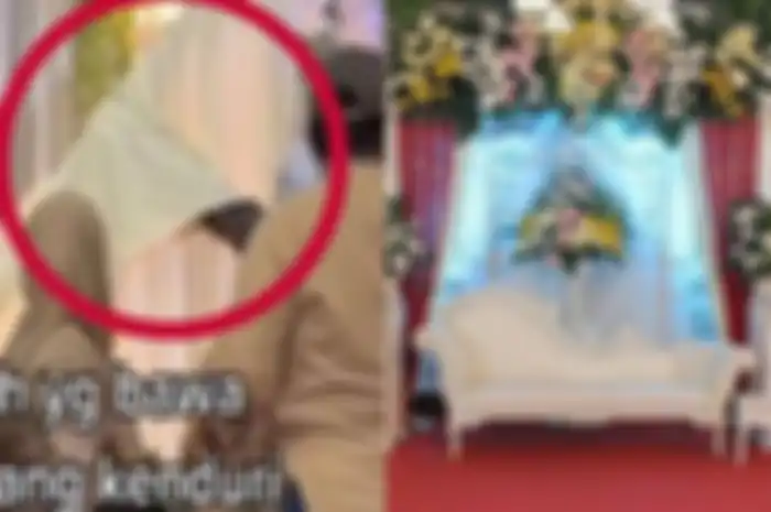 Bocil Bikin Roboh Dekorasi Pernikahan saat Sesi Foto Viral di Tiktok