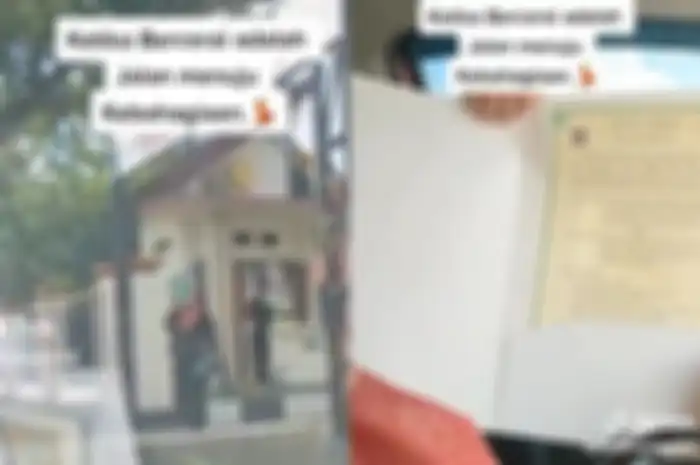 Wanita ini girang jadi janda, aksinya viral di tiktok