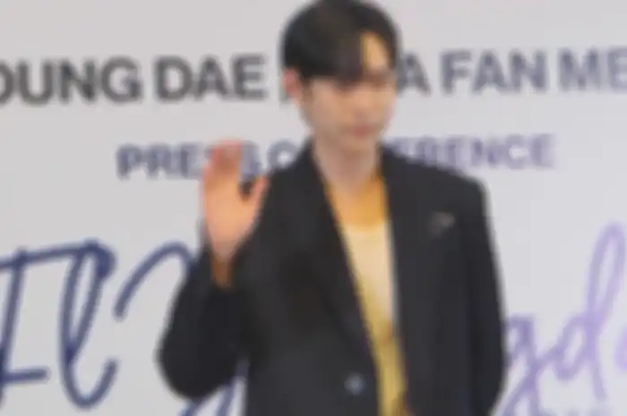 Kim Young Dae di press conference fan meeting Jakarta (13/5/2023)