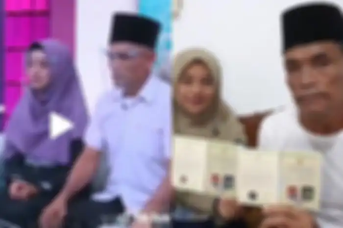 pernikahan pasangan beda usia karena perjodohan viral di Tiktok