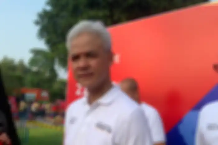 Ganjar Pranowo dalam ajang Bank Jateng Friendship Run 2023 dimulai pada hari ini, Minggu (21/5/2023) di Taman Lapangan Banteng, Jakarta Pusat.