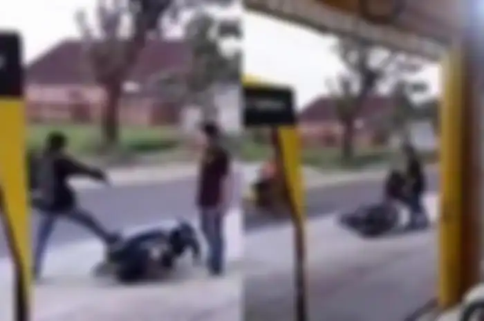 Anak murka ke ayahnya hingga rusak motor matic viral di tiktok
