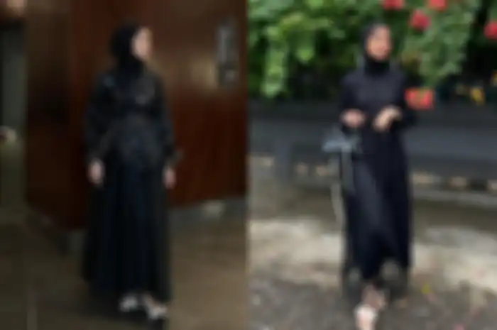 Outfit hitam cewek mamba hijab