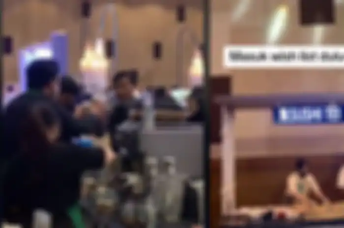 catering pernikahan yang disuguhkan adalah Starbucks dan Sushi Tei 