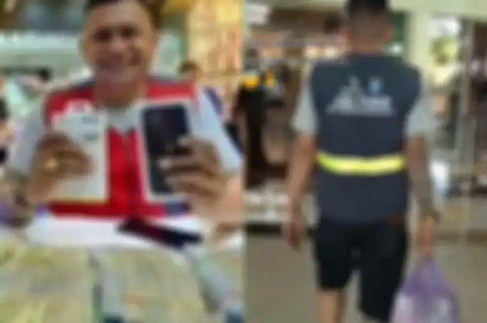 Jukir beli iphone pakai uang receh viral di TikTok