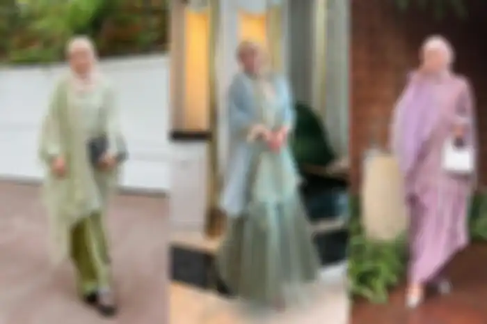 Outfit kebaya hijaber untuk kondangan