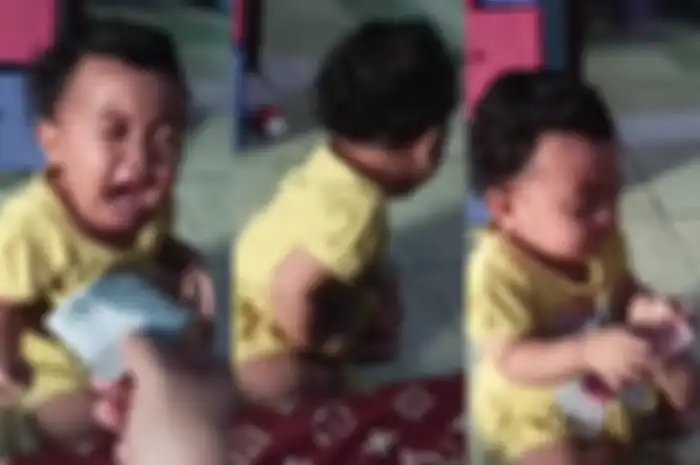Video Bocah Nangis Tolak Dikasih Uang Rp 2 Ribu tapi Diam Terima Uang Rp 100 Ribu