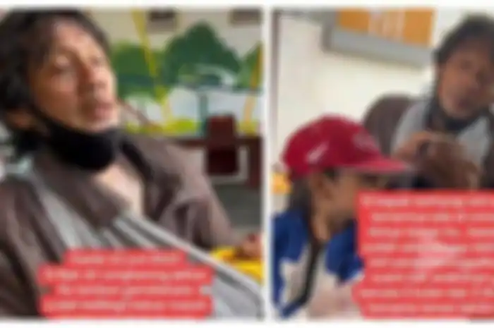 Seorang pria membawa dua anaknya mencari keberadaan sang istri bersama selingkuhanya. Ia mengendarai motor dari Cengkareng ke Tambun demi mencari sang istri pada Kamis (22/6/2023). 