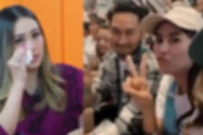 Kolase Lady Nayoan dan Jeje bersama Syahnaz. 