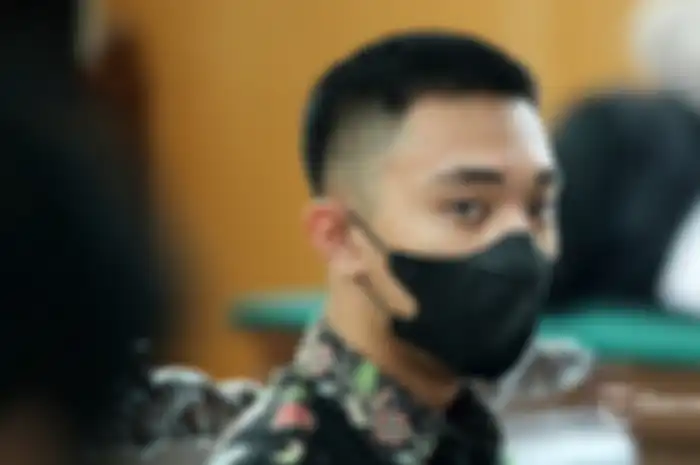 Terdakwa Mario Dandy Satriyo menjalani sidang lanjutan beragendakan pemeriksaan terhadap dua anak sebagai saksi dan tenaga ahli Lembaga Perlindungan Saksi dan Korban (LPSK) di Pengadilan Negeri Jakarta Selatan, Selasa(20/6/2023).