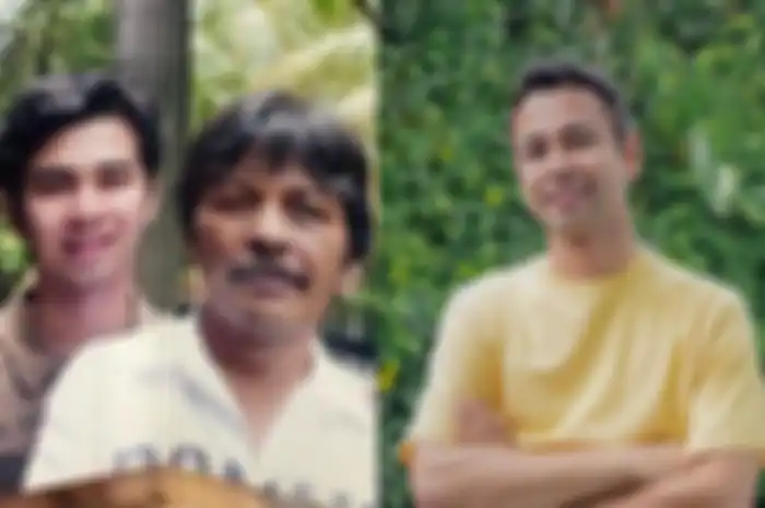 Raffi Ahmad dan almarhum ayahnya