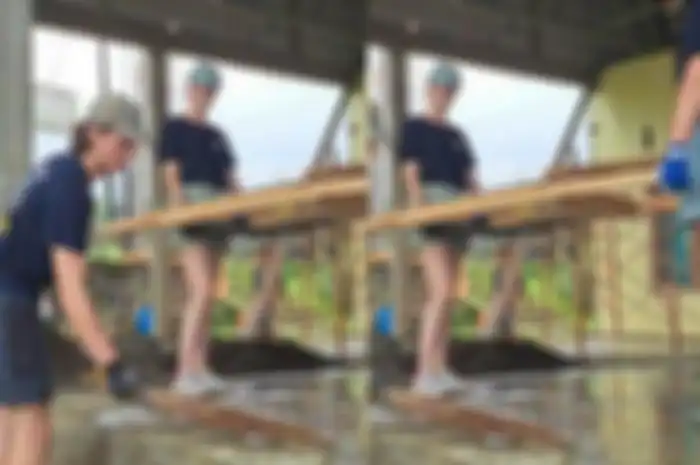 10 Bule jadi tukang bangunan di Desa Karangsalam, Kecamatan Baturaden.