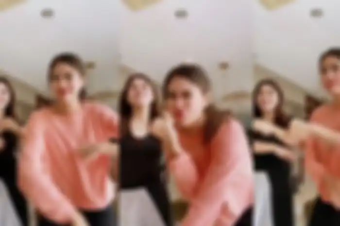 Syahnaz Sadiqah asik joget bareng Nisya Ahmad