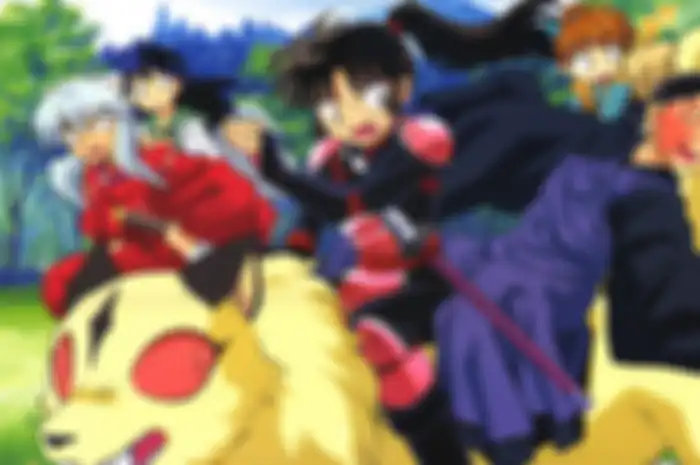 Ilustrasi anime Inuyasha.