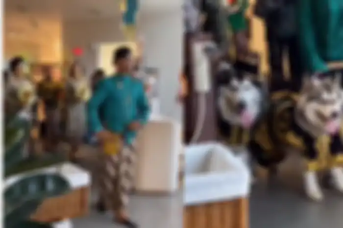 Viral pernikahan anjing dengan adat Jawa digelar mewah tuai somasi.