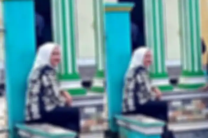 Momen Iriana tunggu Presiden Jokowi Jumatan di masjid viral di tiktok