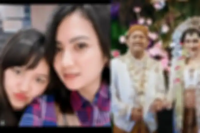 Happy Asmara dan sang ibu (kiri) Denny Caknan dan Bella Bonita (kanan)