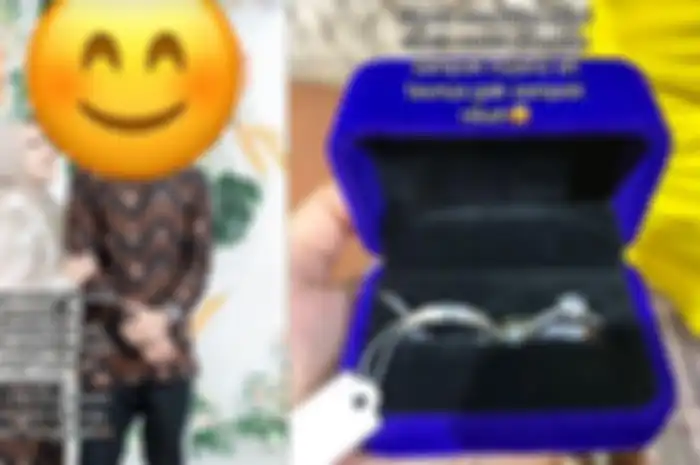 Gadis tersebut sudah berjuang untuk acara lamarannya.