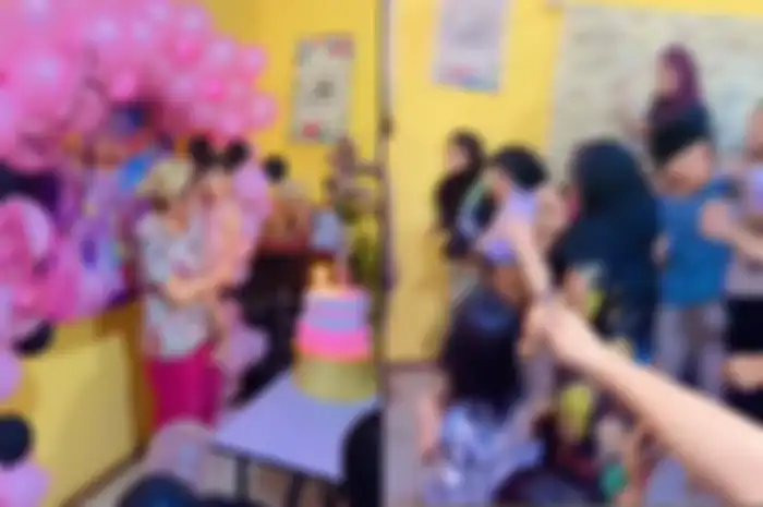 Viral di TikTok ultah anak dihadiri geng orang tua.