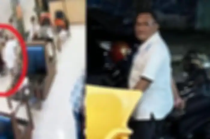 Sosok Makmur, dokter RSU Bahagia Makassar yang viral setelah aniaya balita di salah satu warkop.  