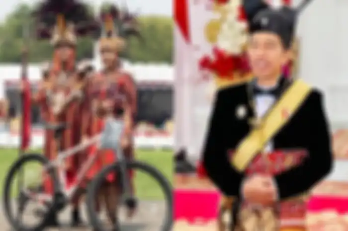 Kaesang Pangarep menjadi pemenang dalam busana terbaik saat upacara HUT ke-78 RI di Istana Negara.