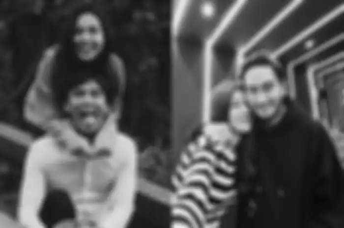 Kolase foto Rendy Kjaernett dan Lady Nayoan dengan Syahnaz Sadiqah dan Jeje Govinda.
