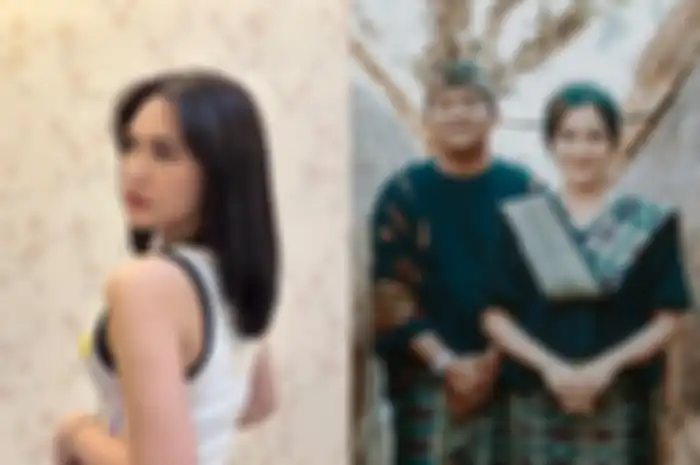Pada karangan bunga tersebut terungkap panggilan dari Happy Asmara untuk sang mantan, Denny Caknan, beserta istrinya, Bella Bonita.