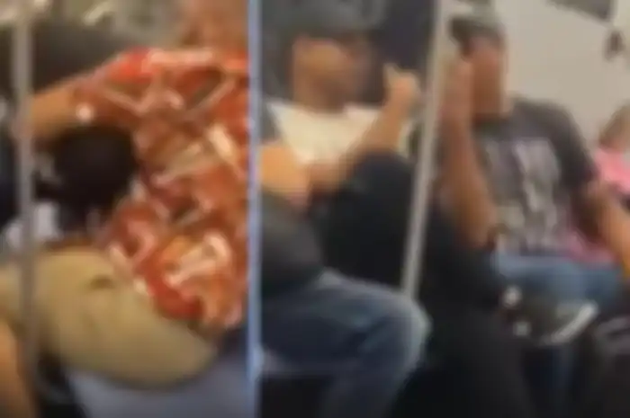 Pria di New York dihajar penumpang di sebelahnya hanya karena ketiduran di bahu orang tersebut. 