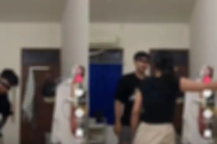 Viral di TikTok aksi kekerasan pria kepada wanita.