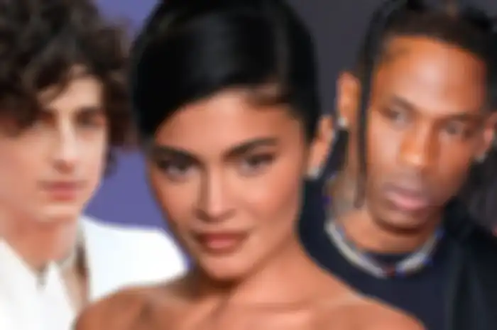 screenshot Kylie Jenner, Timothee Chalamet, dan Travis Scott