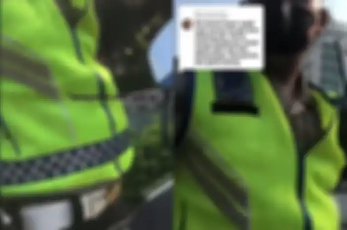 Viral video polisi maki-maki pengendara motor saat lakukan tilang di Cikini. 