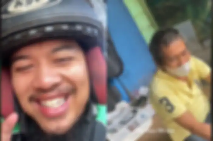 Aksi driver ojol tersebut viral di TikTok lantaran mengungkapkan perjuangan penjual raket yang tertidur menunggu pelanggan datang.