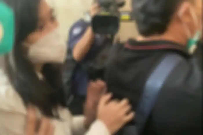Virly Virginia di Polda Metro Jaya, Selasa (19/9/2023).
