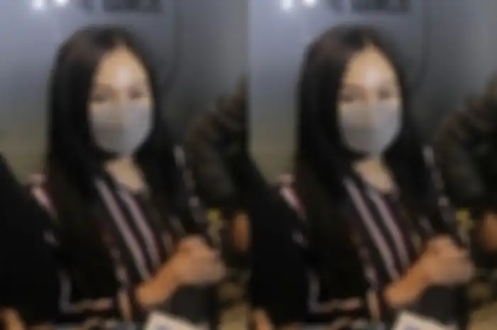 Chaca Novita, pemeran wanita yang mengaku dijebak kasus film dewasa di Jaksel.