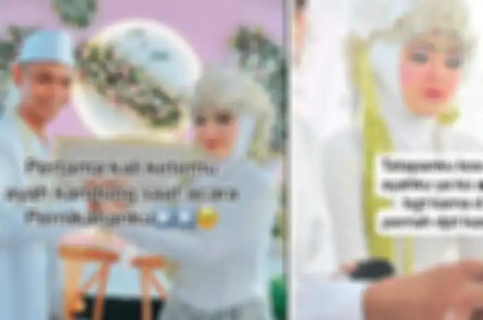 Pengantin wanita nangis haru bertemu ayah kandung pertama kali saat akad  