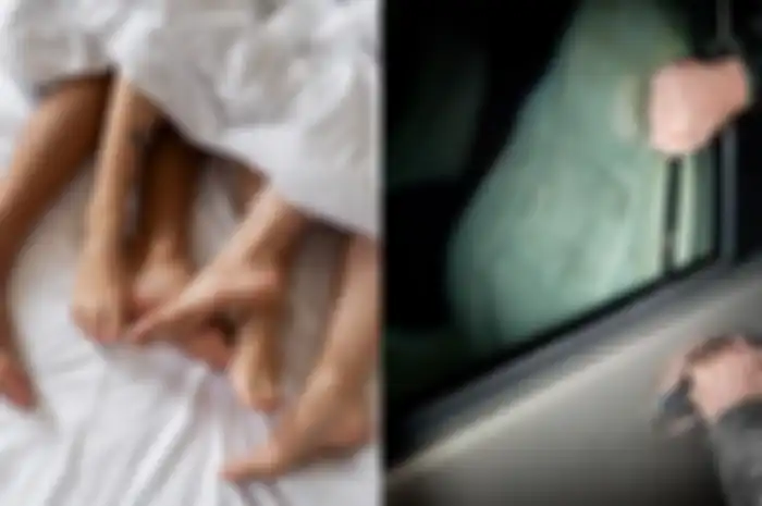 Wanita Ini Ngamuk Usai Pergoki Suami Asyik Bercinta dengan Selingkuhan, Nekat Berdiri di Atap Mobil