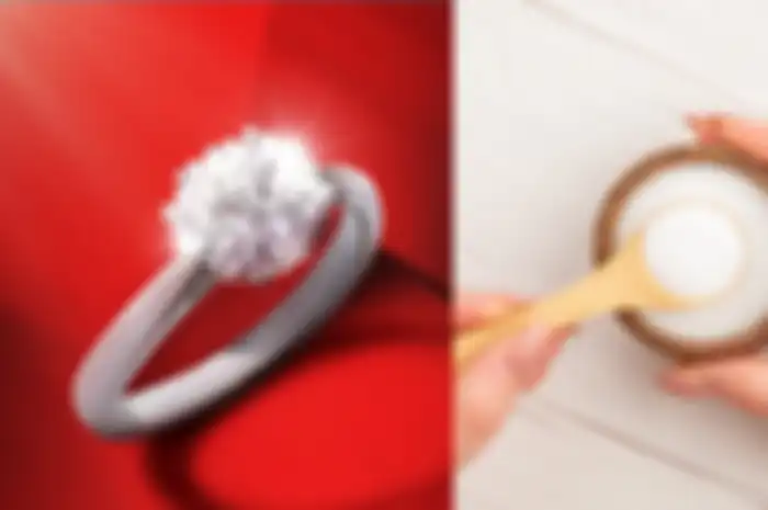 Perhiasan cincin terbuat dari MSG