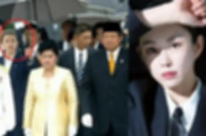 Lee Su Ryeon saat mengawal Presiden SBY di Korea Selatan 