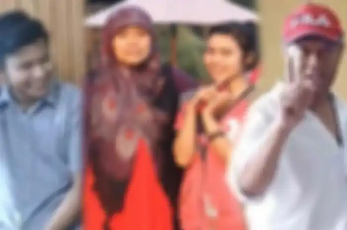 Yosef (paling kanan) Danu (pojok kiri) keduanya menjadi tersangka kasus pembunuhan Tuti dan Amalia