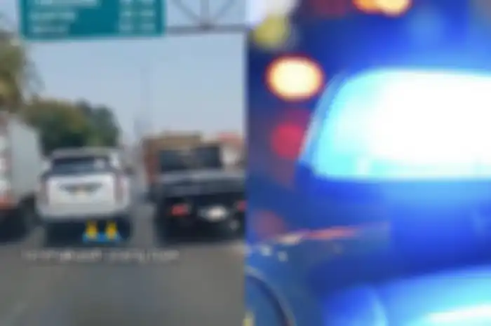 Sebuah video yang memperlihatkan mobil Mistubishi Pajero Sport menyalakan strobo membuka jalan untuk mobil ambulans viral di media sosial.