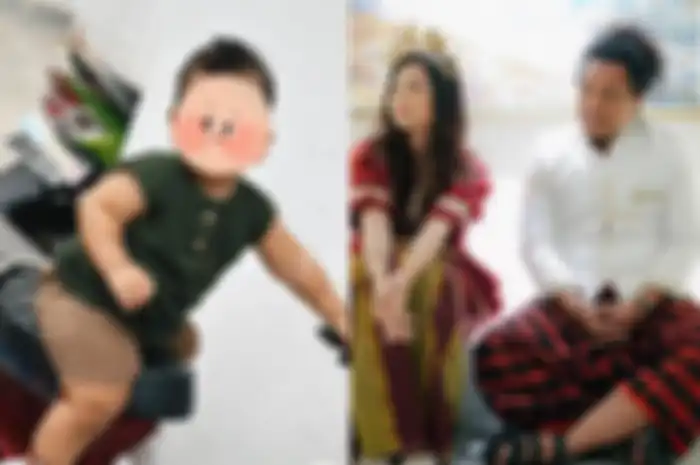 Alasan Indah Permatasari dan Arie Kriting sembunyikan wajah anak.