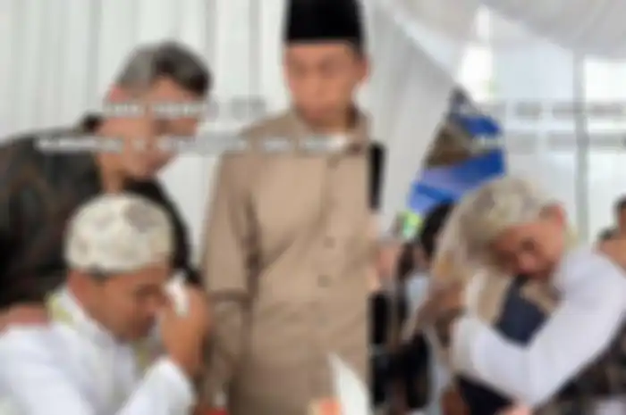 Viral pengantin pria menangis sesesnggukan hingga tunda ijab kabul