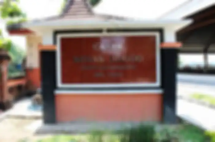 Candi Minak Jinggo peninggalan Kerajaan Majapahit di Mojokerto, Jawa Timur.