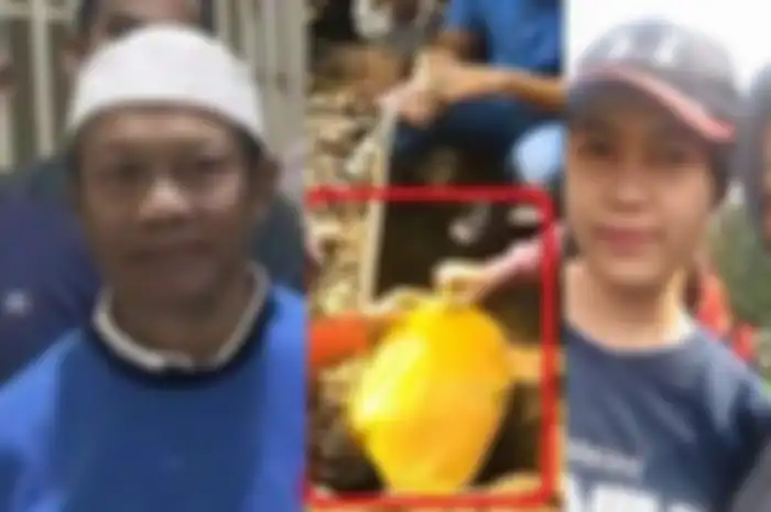 Yosef, tersangka kasus Subang (kiri). Amel dan Tuti, korban kasus Subang (kanan) 