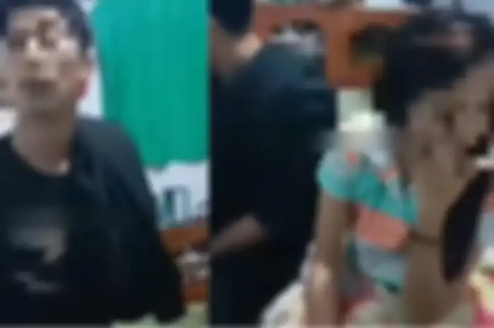 Istri ketahuan selingkuh saat suami kerja di luar kota.