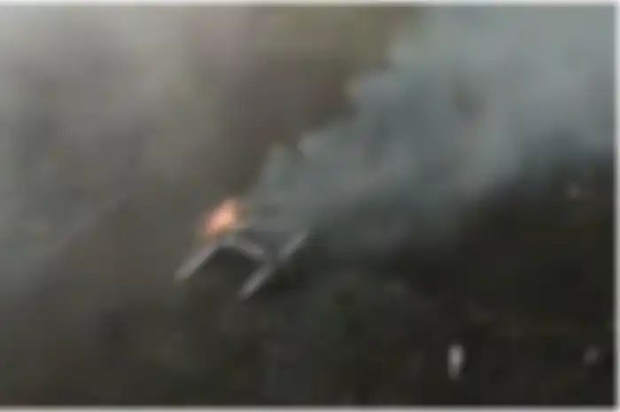 Kesaksian warga saat detik-detik pesawat milik TNI AU jatuh.