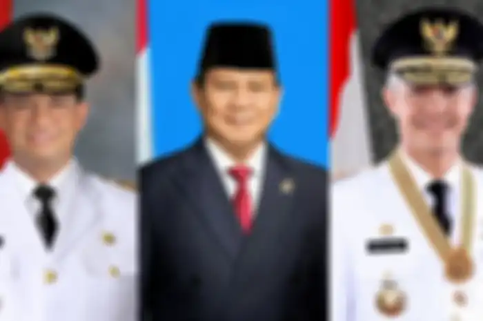 Anies Baswaden, Prabowo Subianto, Ganjar Pranowo 