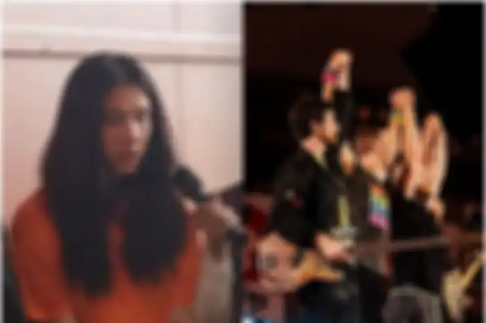 Kolase foto Ghisca Debora Aritonang - Coldplay